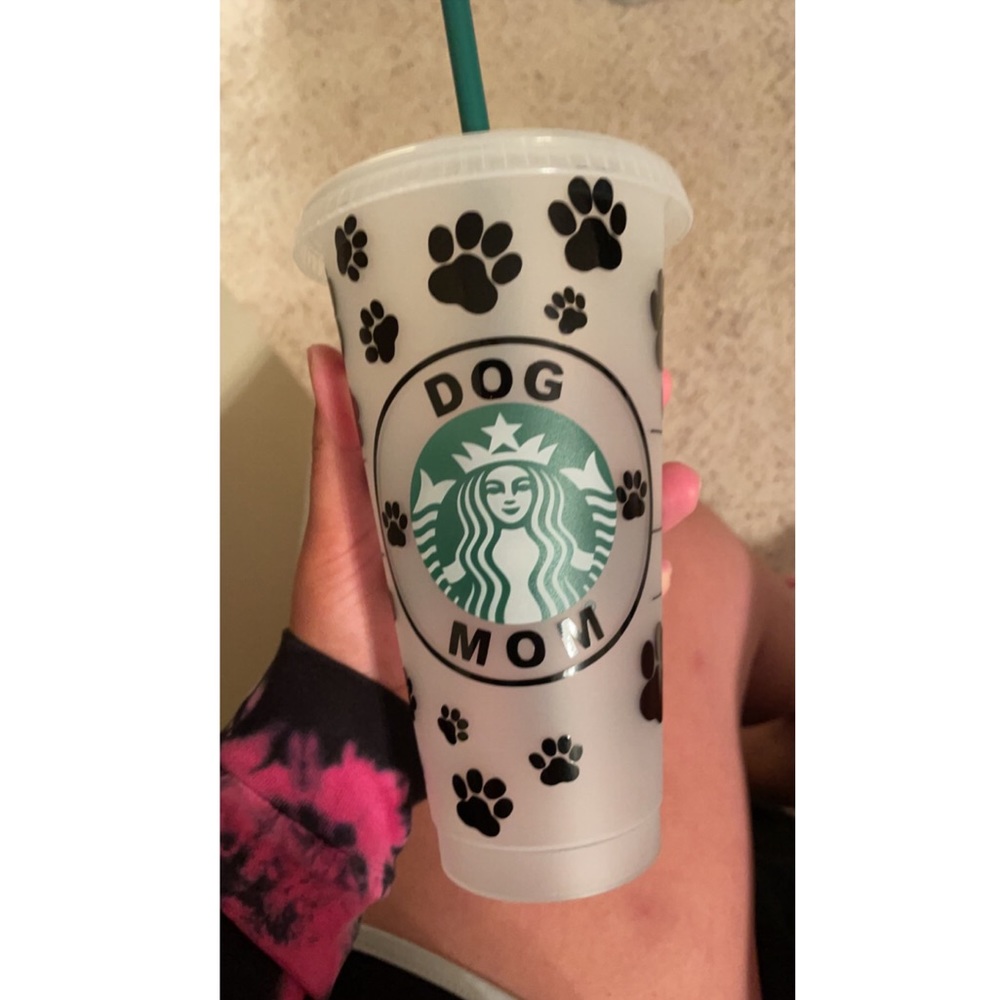 Dog Mom Starbucks Cup